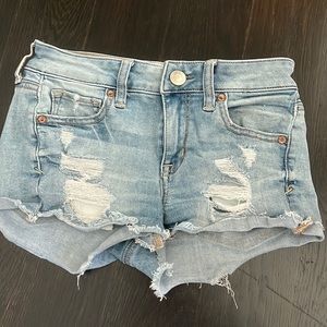 American Eagle, Jean shorts, size 0